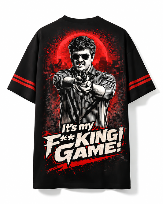 THALA Style Iconic Dialogue Oversized T-Shirt