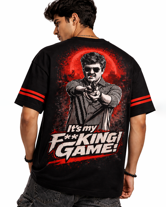 THALA Style Iconic Dialogue Oversized Jersey