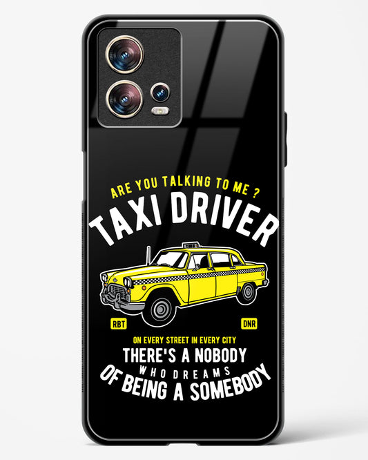 Taxi Driver Dreams Glass Phone Case-Motorola Edge 30 Fusion