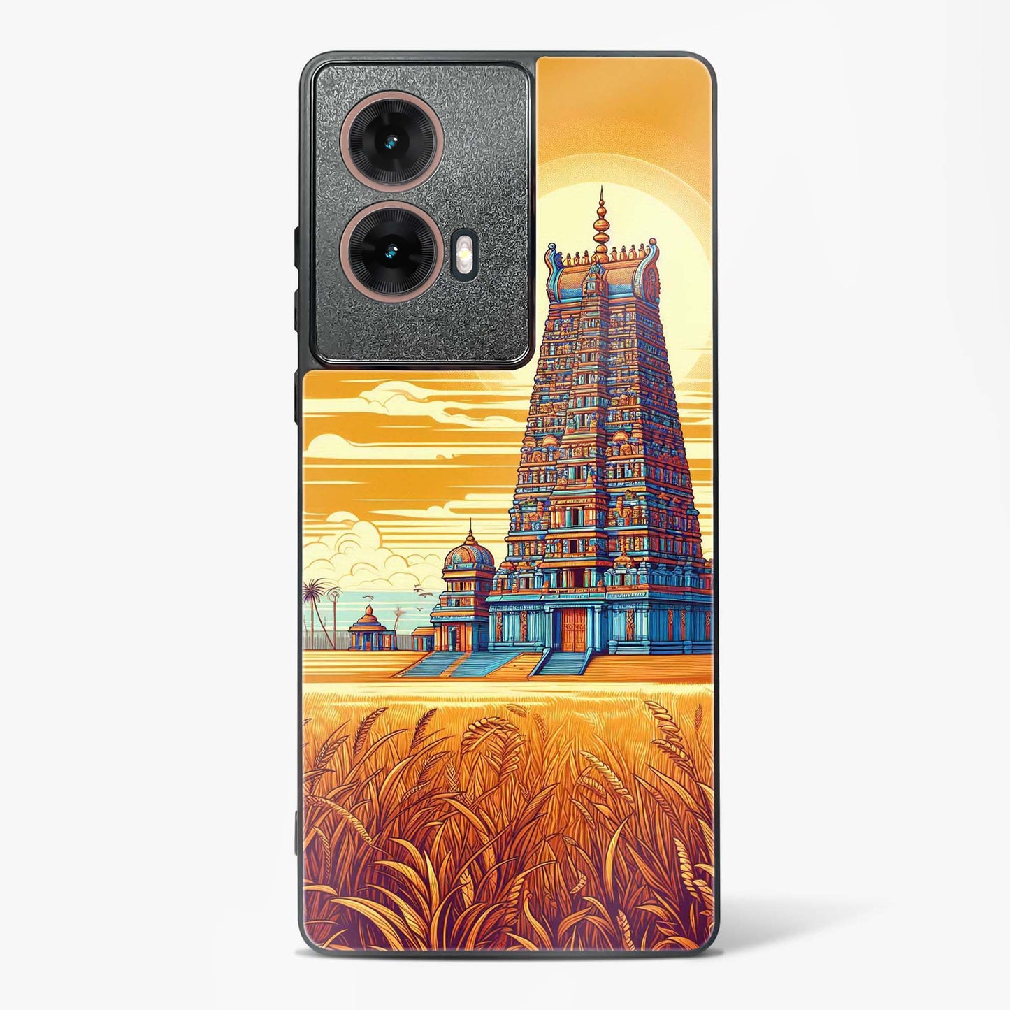 Temple of the Skies Glass Phone Case-Moto G85 5G
