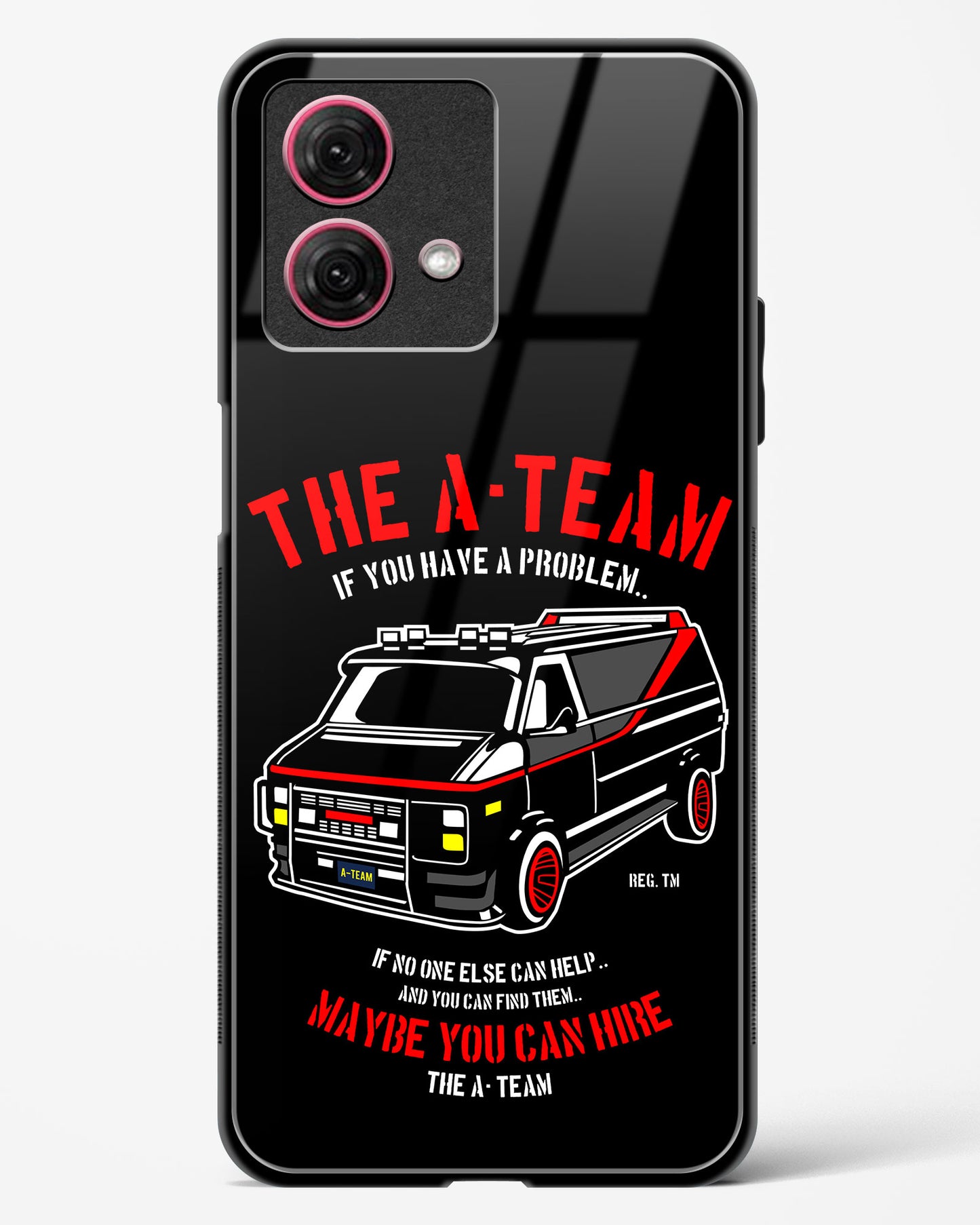 The A-Team Nostalgia Glass Phone Case-Moto G84 5G