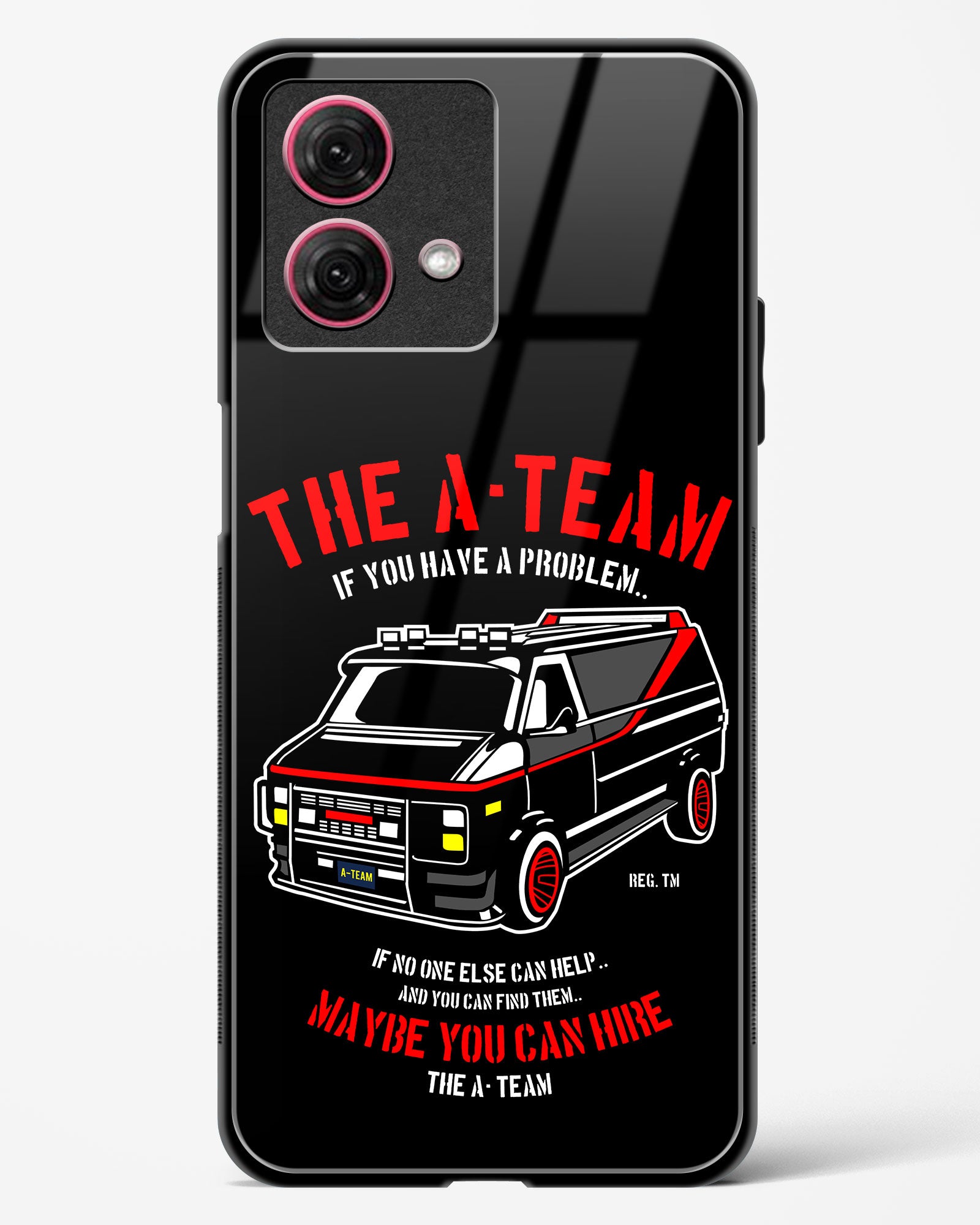 The A-Team Nostalgia Glass Phone Case-Moto G84 5G