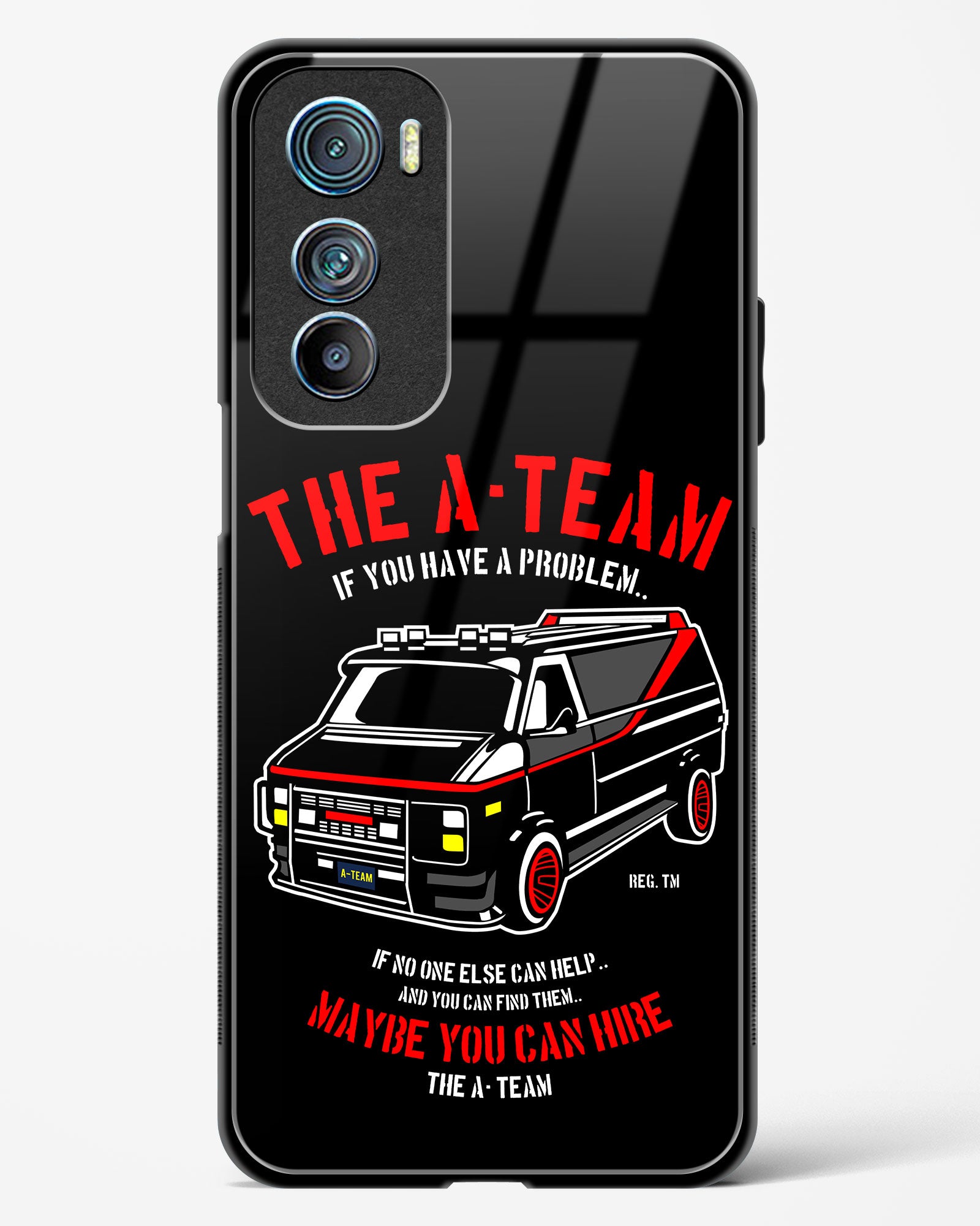 The A-Team Nostalgia Glass Phone Case-Motorola Edge 30