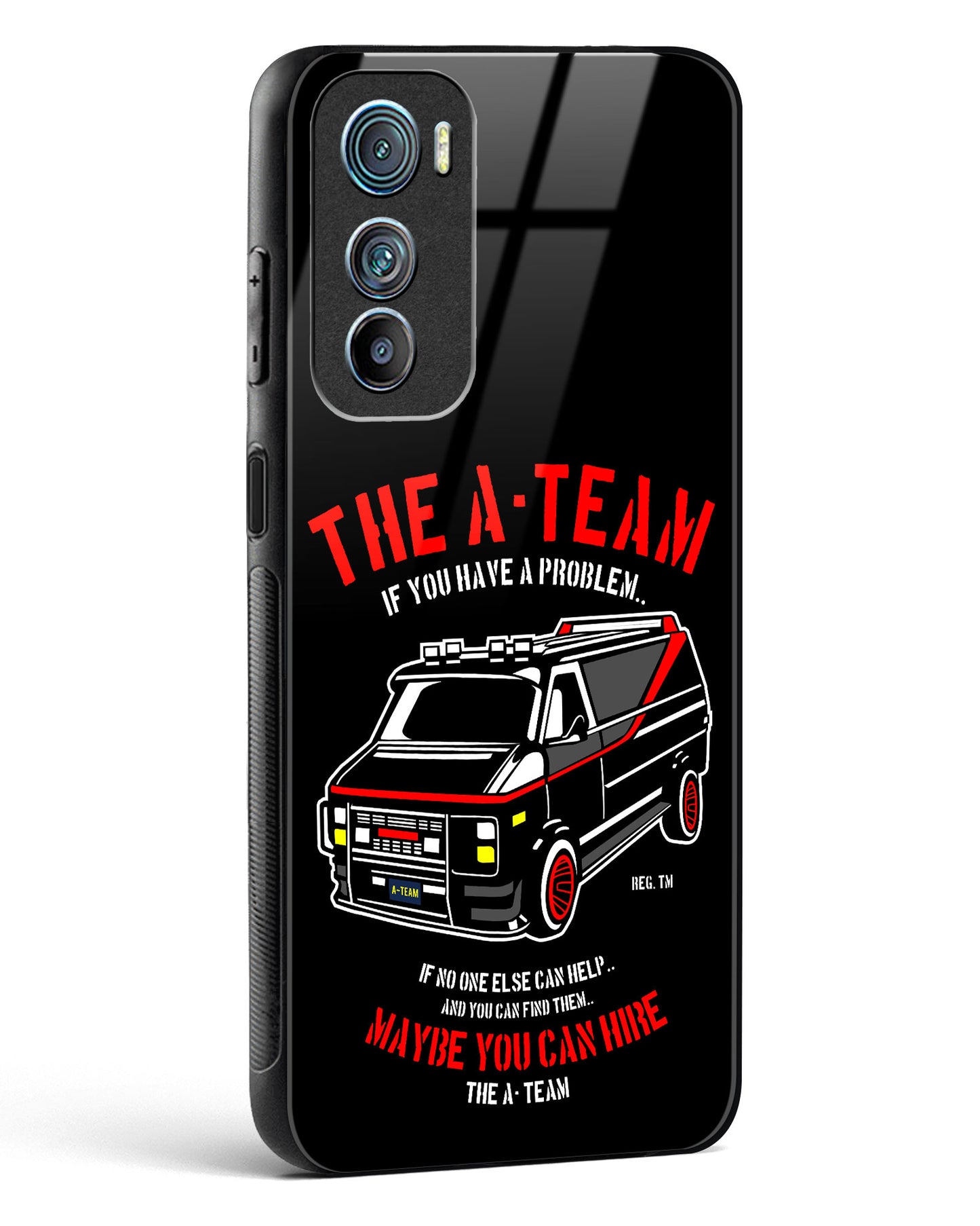 The A-Team Nostalgia Glass Phone Case-Motorola Edge 30