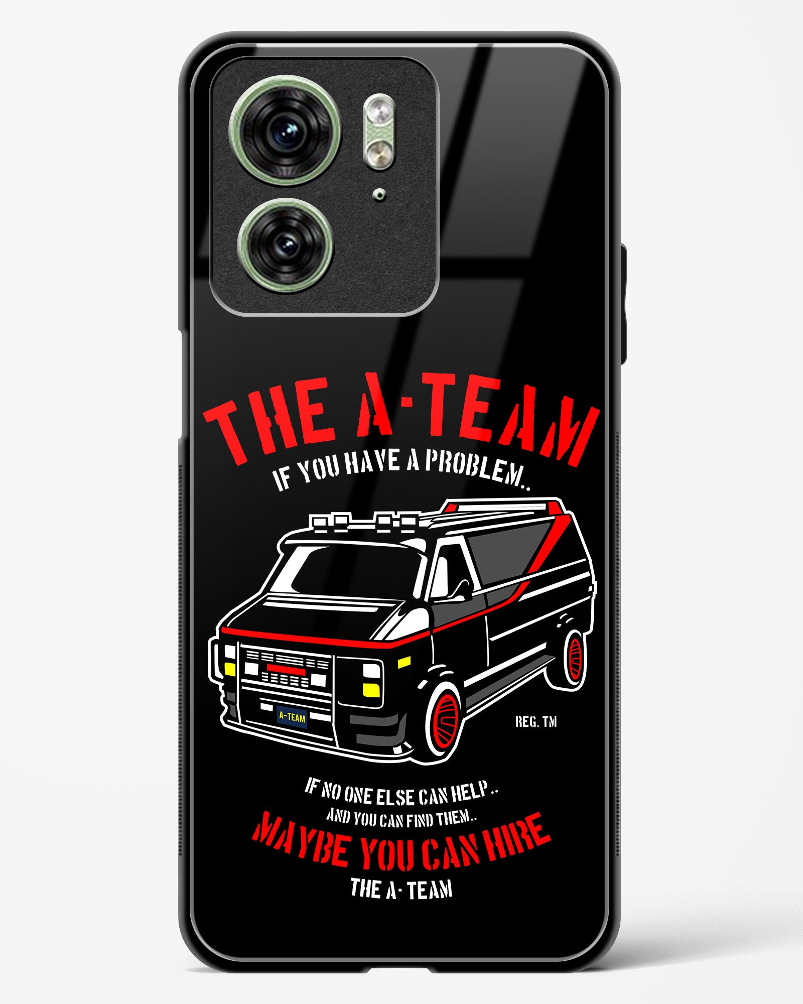 The A-Team Nostalgia Glass Phone Case-Motorola Edge 40