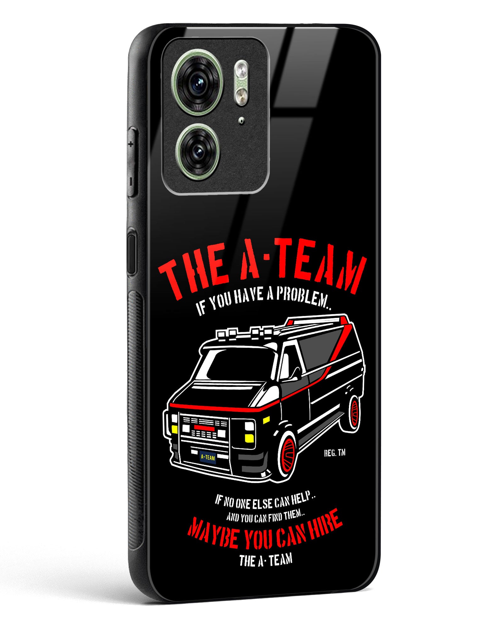 The A-Team Nostalgia Glass Phone Case-Motorola Edge 40