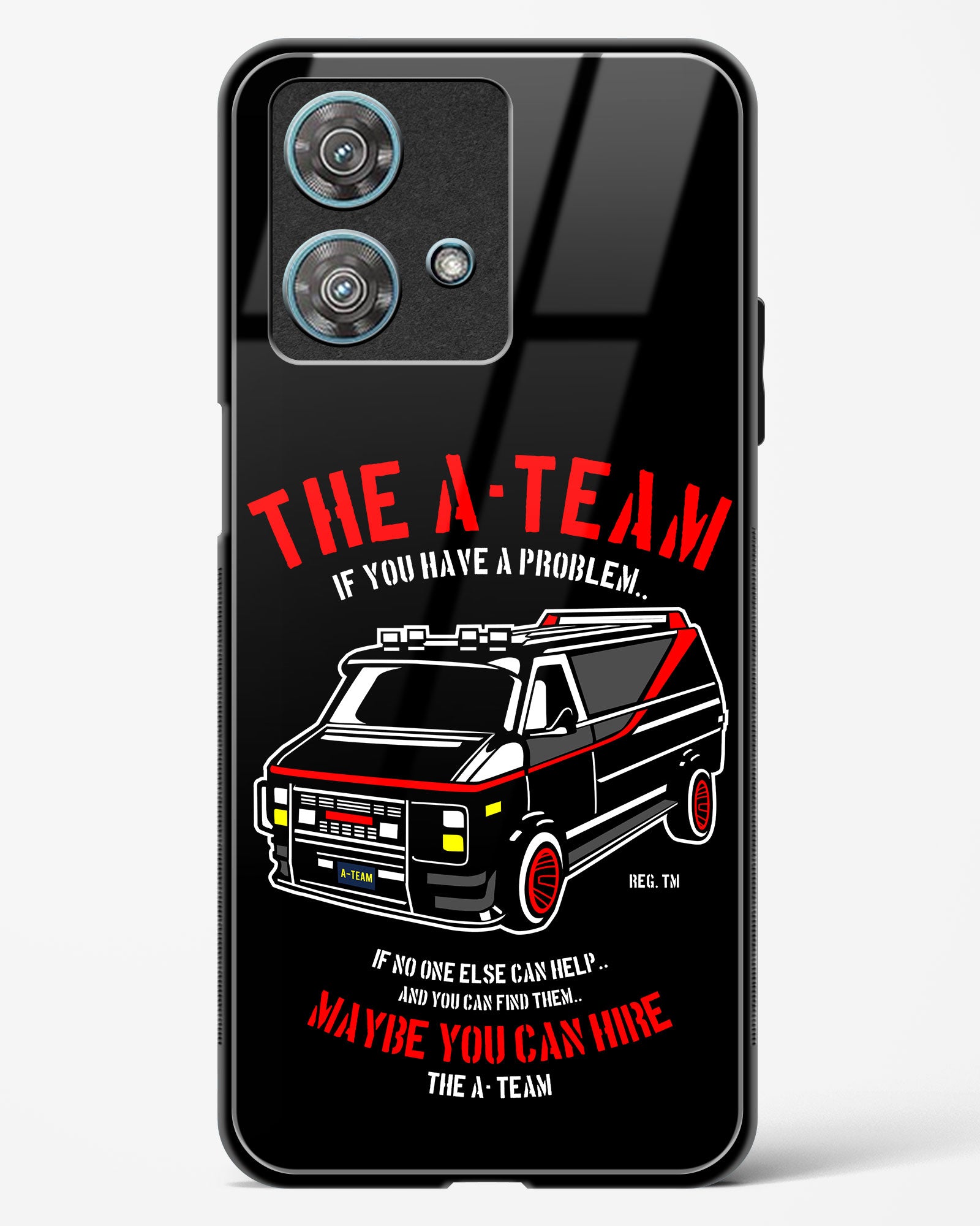 The A-Team Nostalgia Glass Phone Case-Motorola Edge 40 Neo