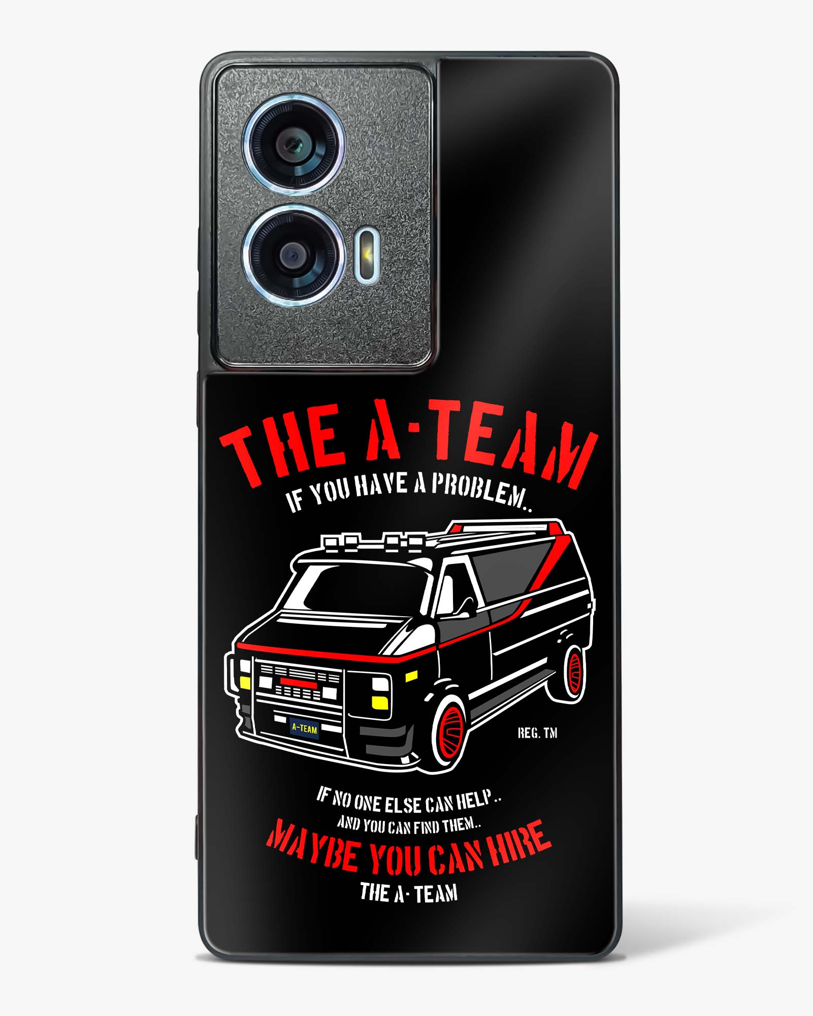 The A-Team Nostalgia Glass Phone Case-Motorola Edge 50 Fusion