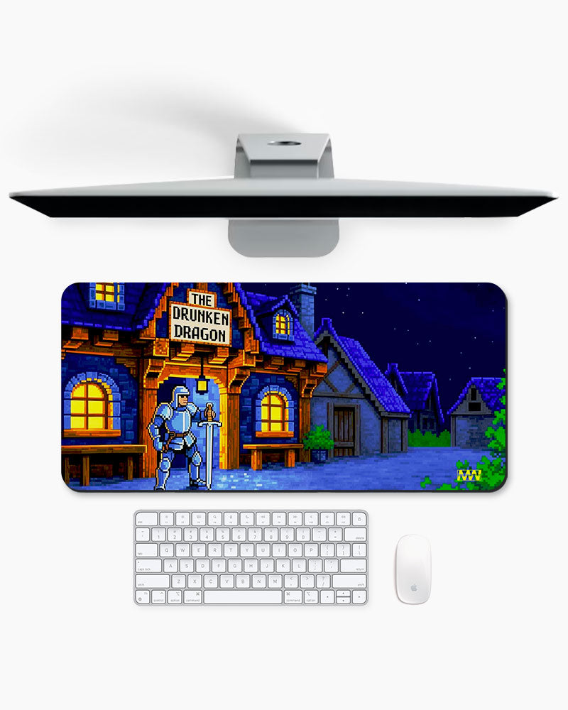 The Drunken Dragon Desk Mat