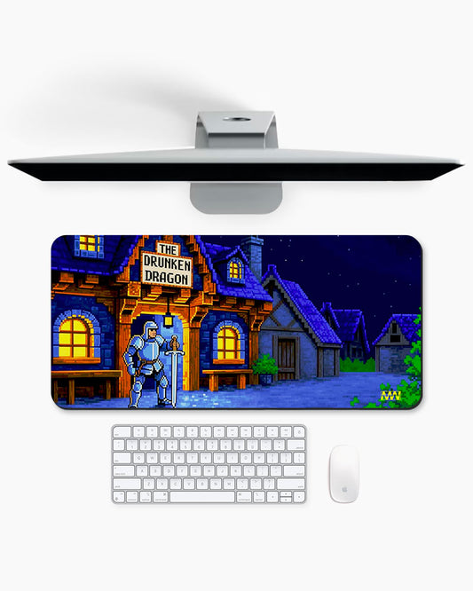 The Drunken Dragon Desk Mat