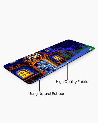 The Drunken Dragon Desk Mat