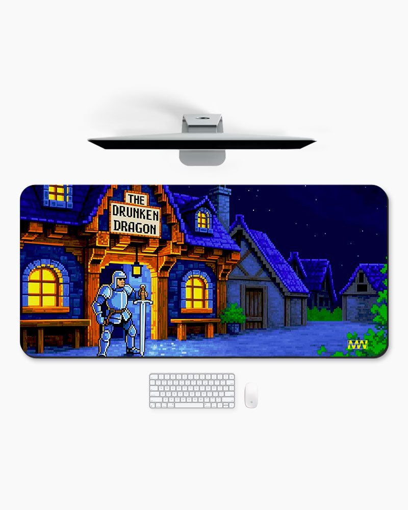 The Drunken Dragon Desk Mat