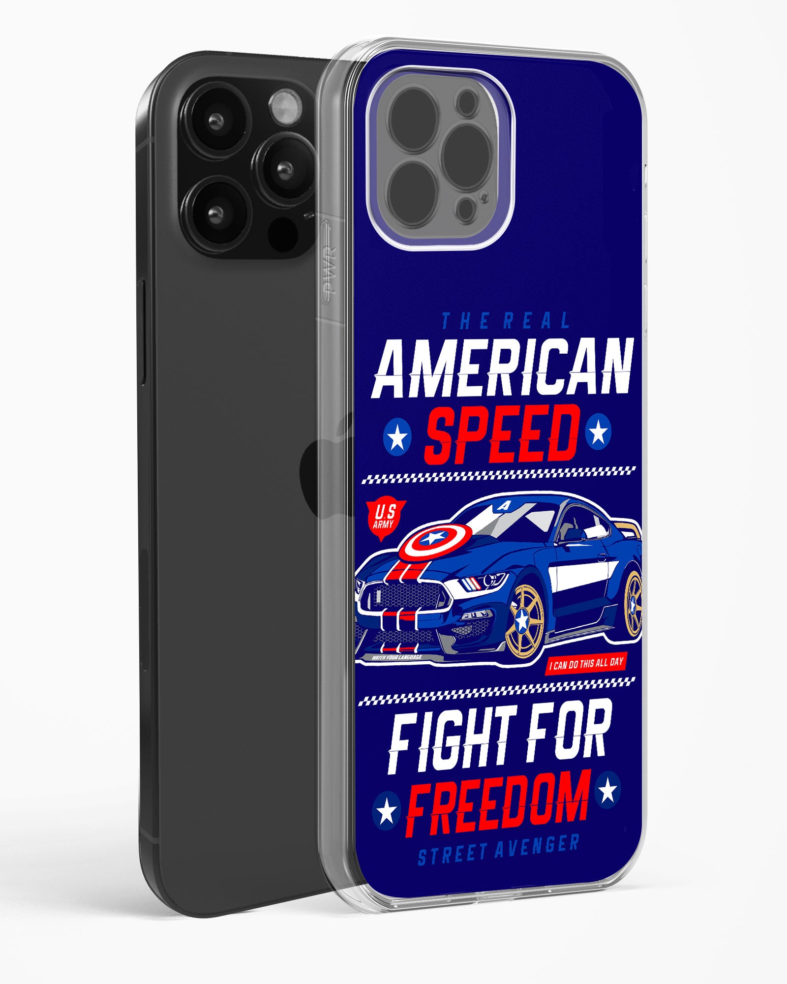 The Real American Speed Clear Silicone Case