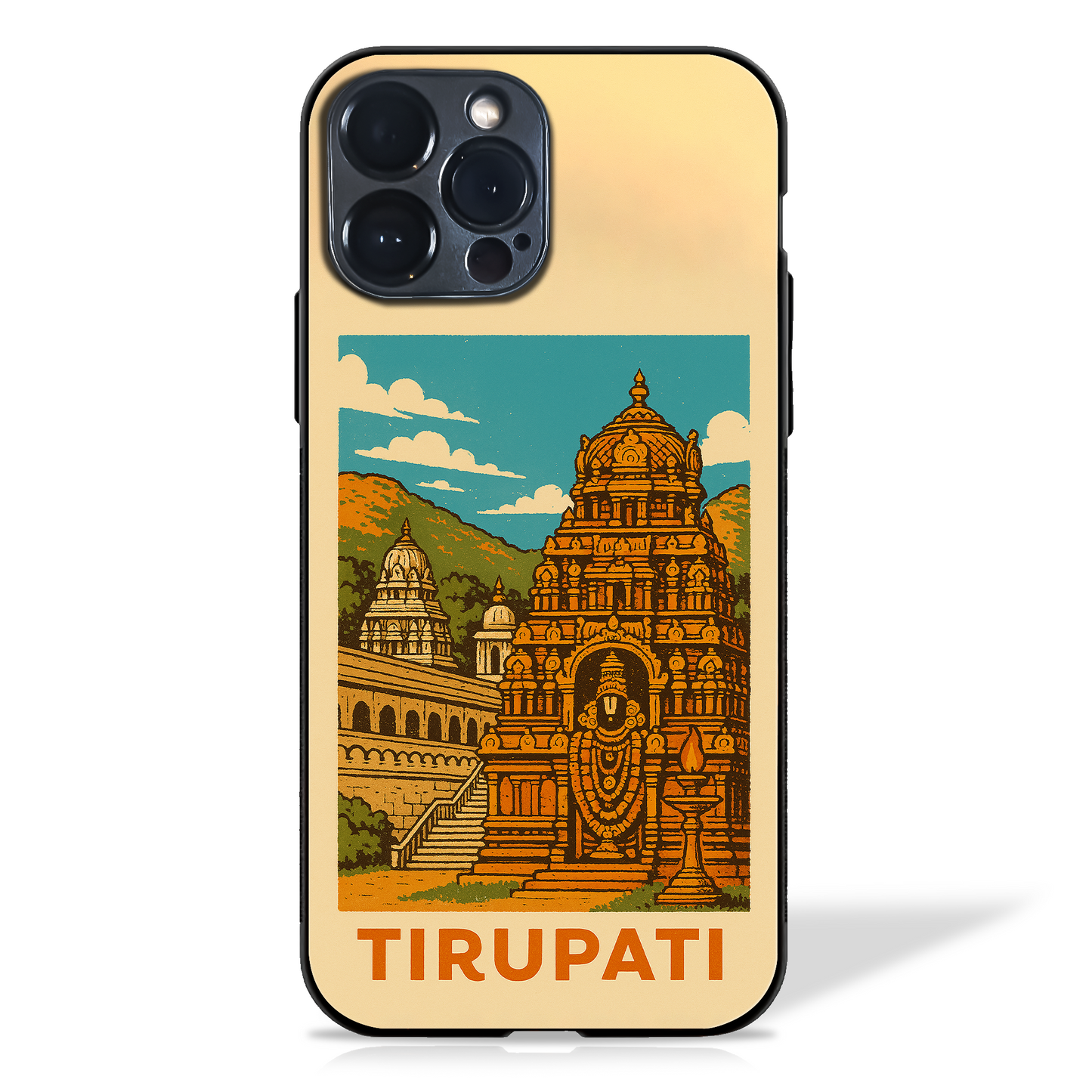 Iconic Cityscapes illustration Glass Case (18 cities)