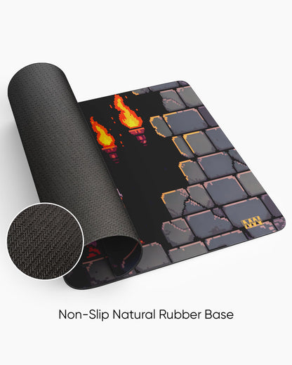 Torchlit Vigil Deskmat
