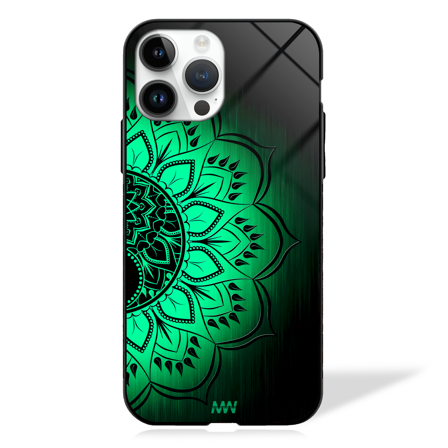 Traditional Floral Pattern GLASS CASE -  - MW Stuffs - 