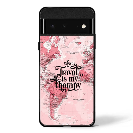 Travel is my Therapy Google Pixel Glass Phone Case