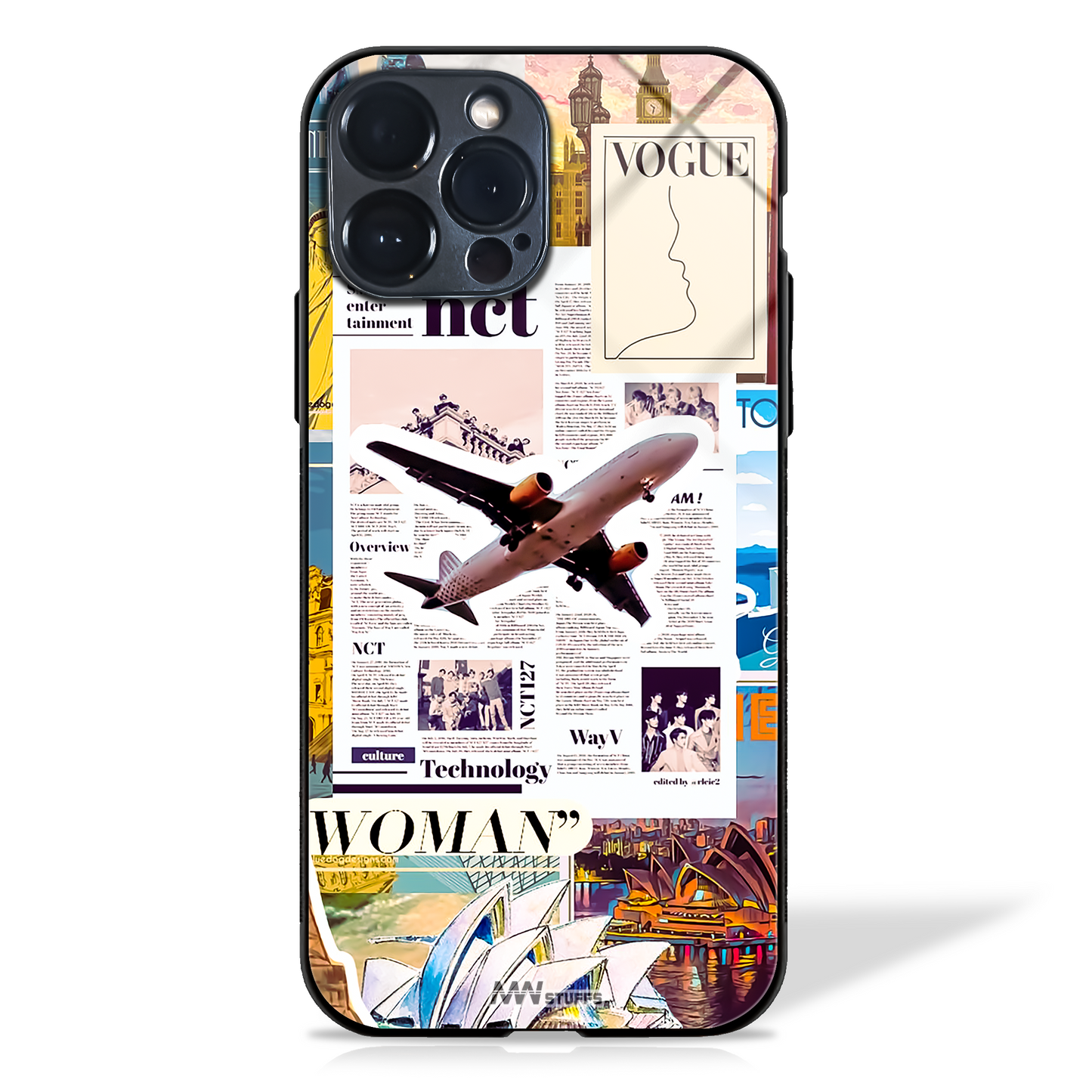 Aesthetic Wanderlust Travel GLASS CASE
