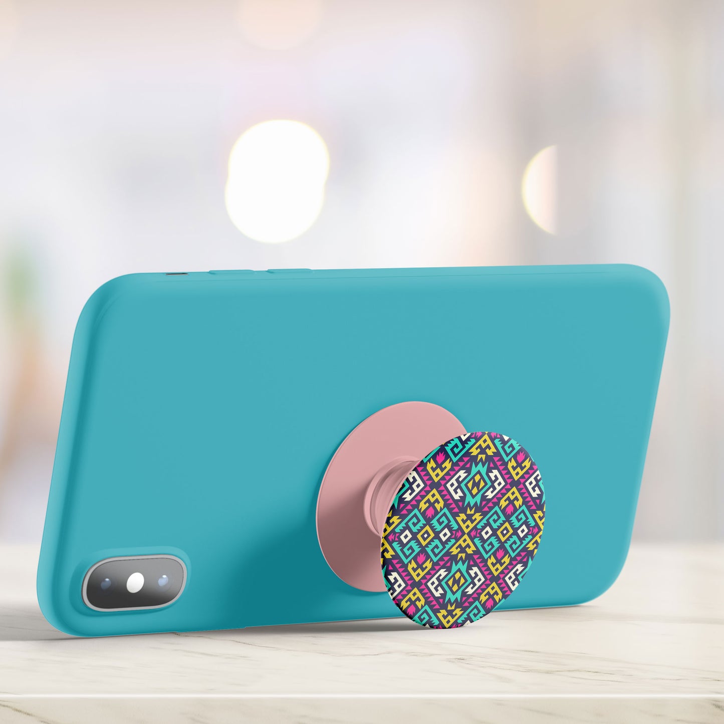Tribal Pattern Flat Pop Holder