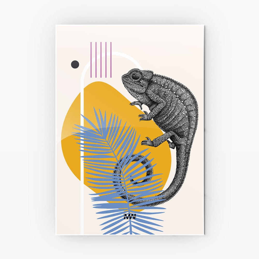Tropical Chameleon Fusion Poster