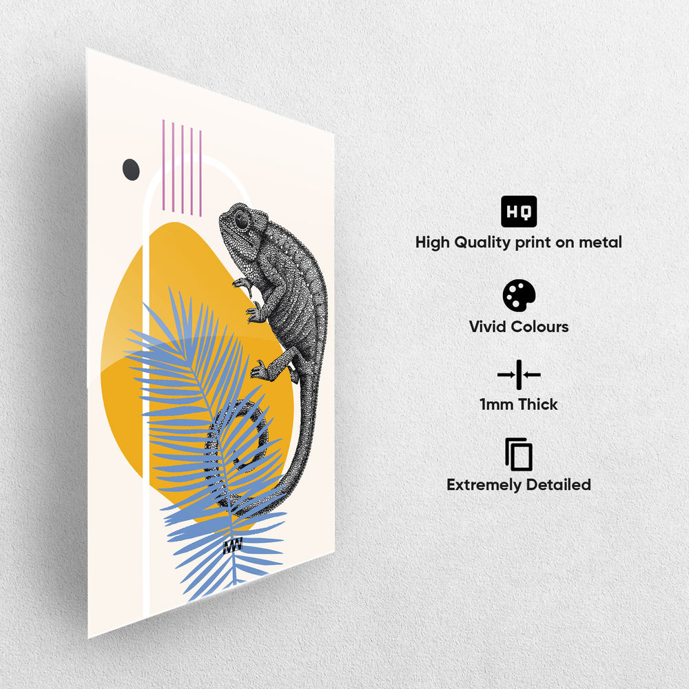 Tropical Chameleon Fusion Poster