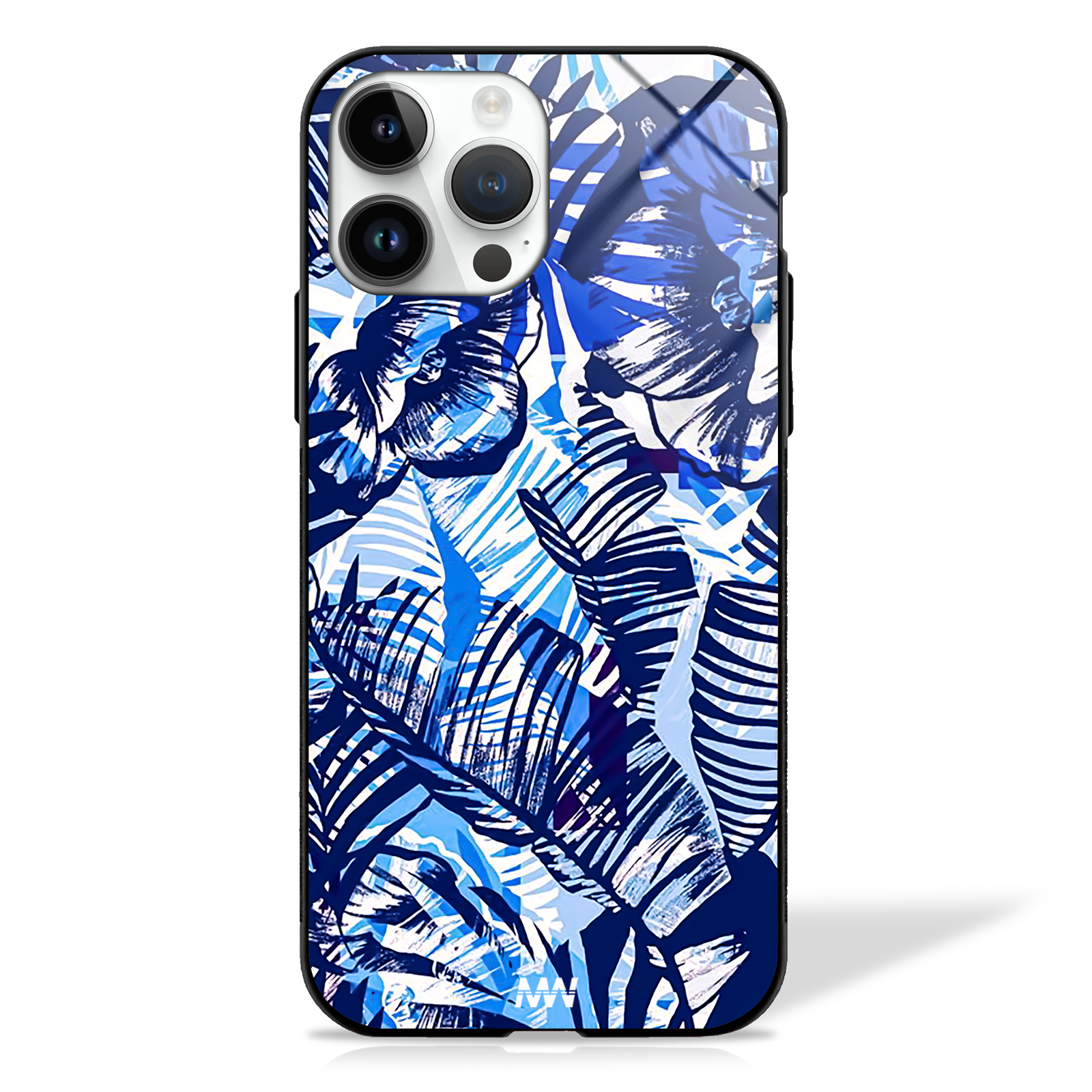 Tropicana Leaf Floral Premium GLASS CASE -  - MW Stuffs - 