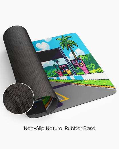 Turbo Start Retro Racing Desk Mat