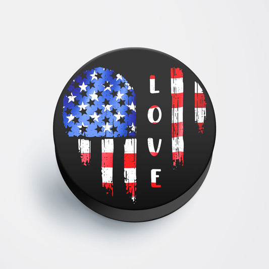 USA Love Flat Pop Holder