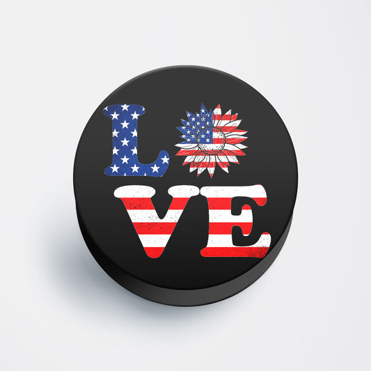 US Love Flat Pop Holder