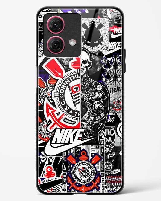 Urban Collage Designer Glass Phone Case-Moto G84 5G