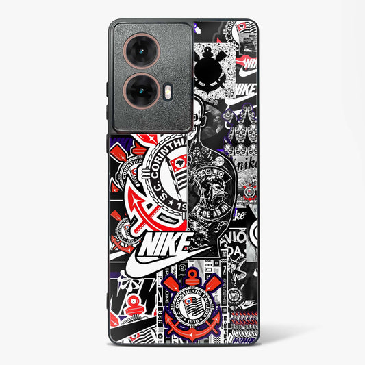 Urban Collage Designer Glass Phone Case-Moto G85 5G