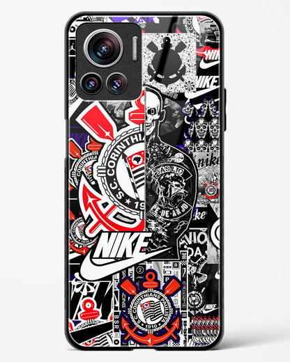 Urban Collage Designer Glass Phone Case-Motorola Edge 30 Ultra