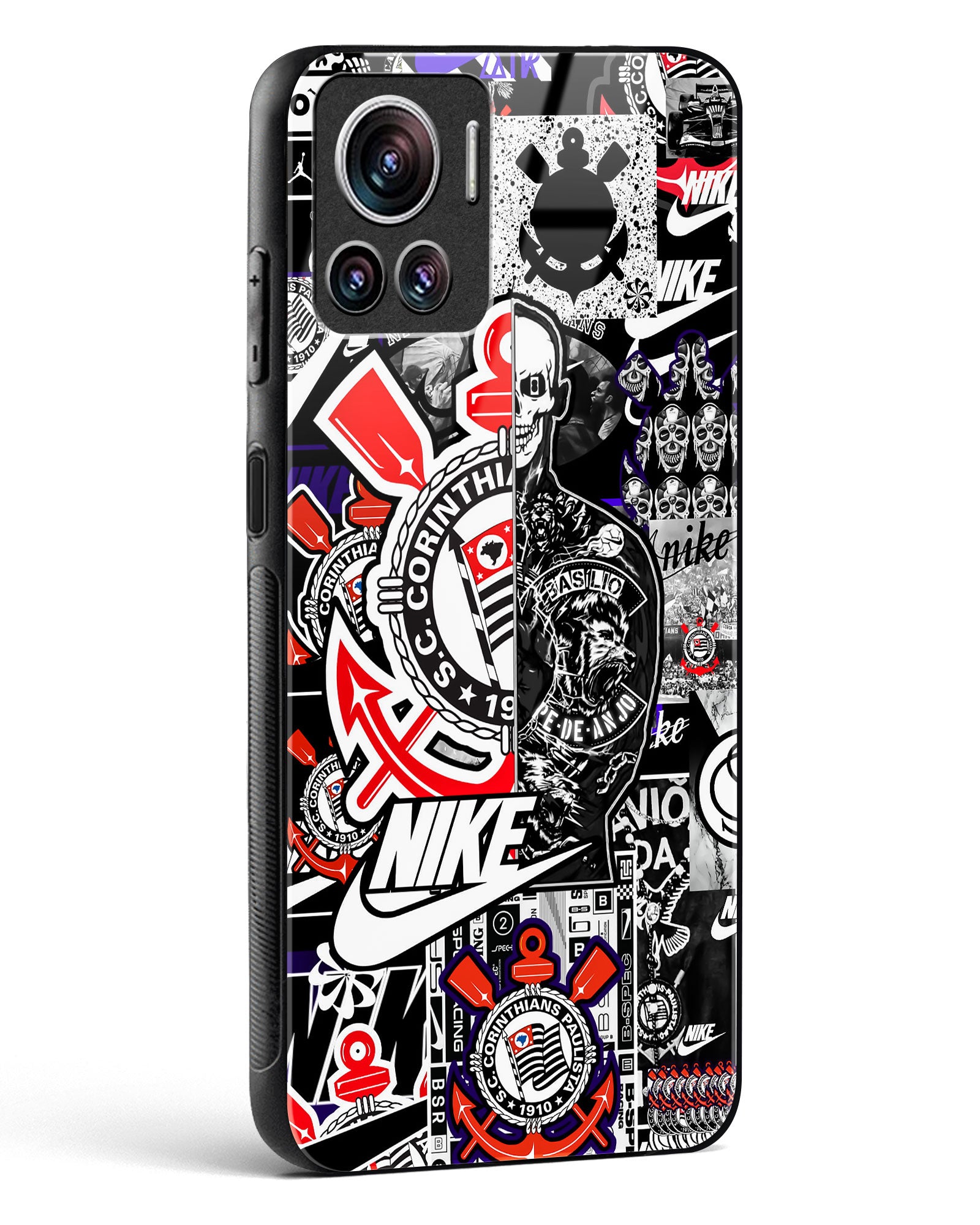 Urban Collage Designer Glass Phone Case-Motorola Edge 30 Ultra