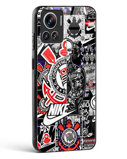 Urban Collage Designer Glass Phone Case-Motorola Edge 30 Ultra