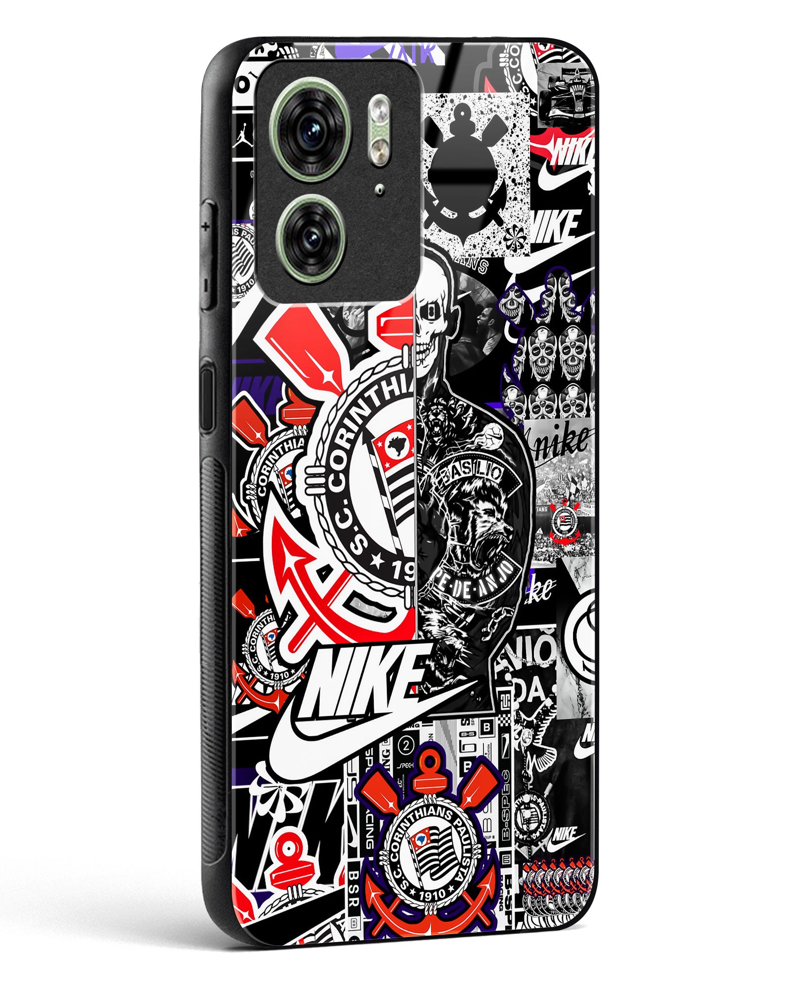 Urban Collage Designer Glass Phone Case-Motorola Edge 40