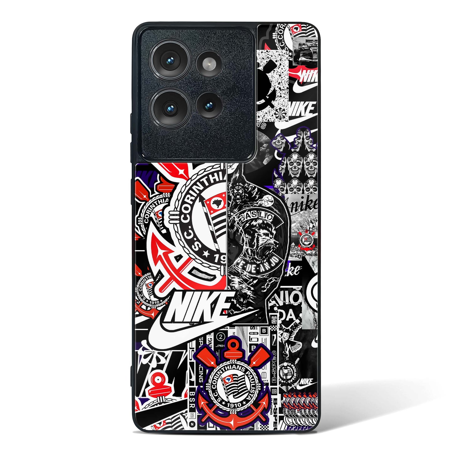 Urban Collage Designer Glass Phone Case-Motorola Edge 50