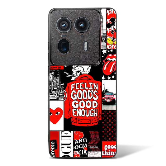 Urban Pop Culture Glass Phone Case--Motorola Edge 50 Ultra