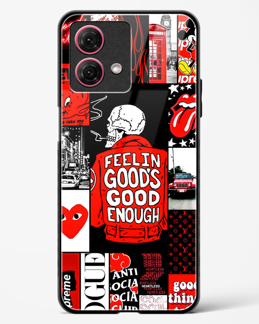 Urban Pop Culture Glass Phone Case-Moto G84 5G