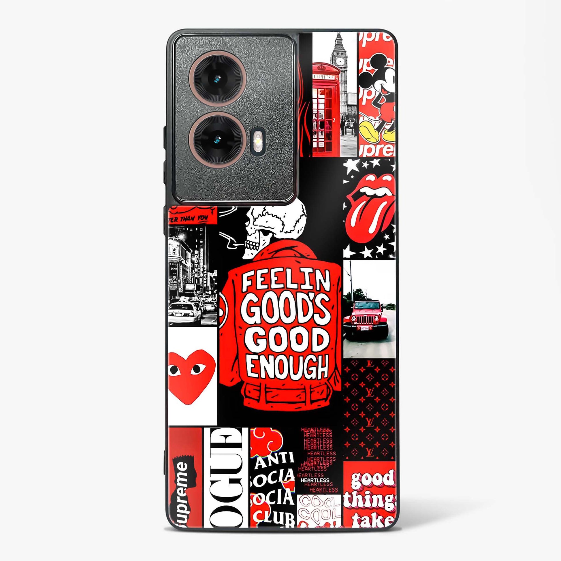 Urban Pop Culture Glass Phone Case-Moto G85 5G