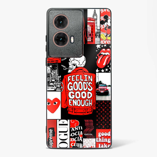 Urban Pop Culture Glass Phone Case-Moto G85 5G