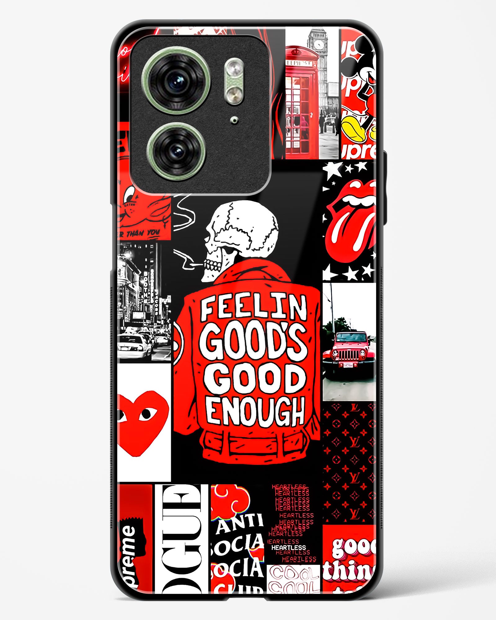 Urban Pop Culture Glass Phone Case-Motorola Edge 40