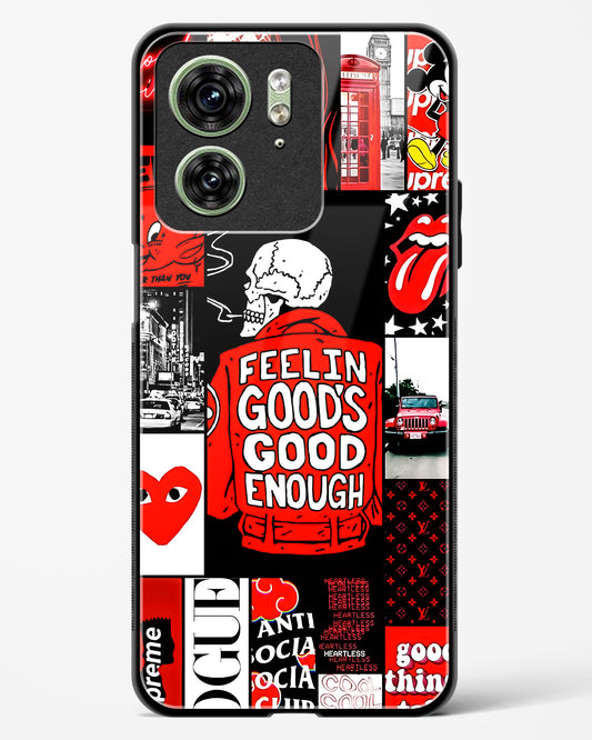 Urban Pop Culture Glass Phone Case-Motorola Edge 40