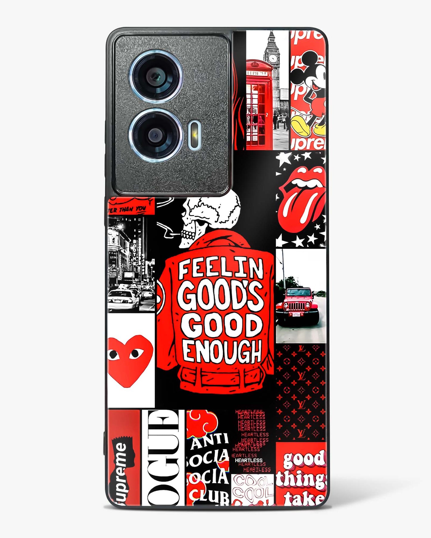 Urban Pop Culture Glass Phone Case-Motorola Edge 50 Fusion