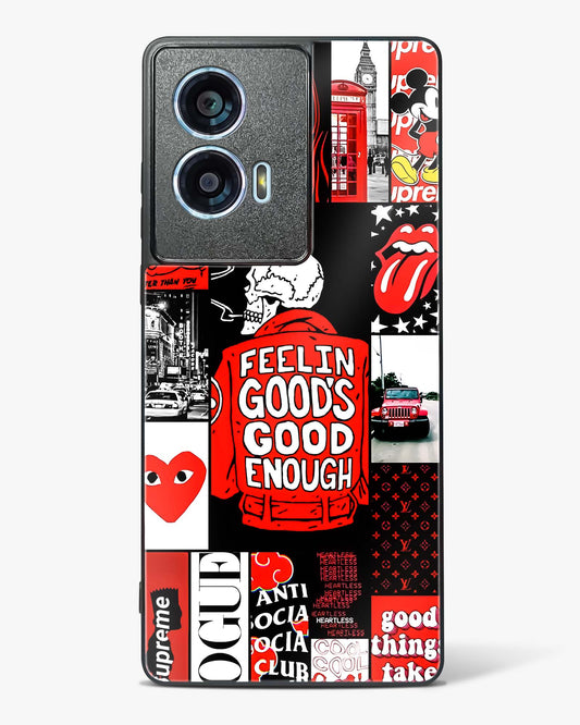 Urban Pop Culture Glass Phone Case-Motorola Edge 50 Fusion
