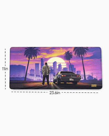 Urban Sunset Reverie Deskmat