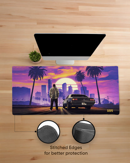 Urban Sunset Reverie Deskmat