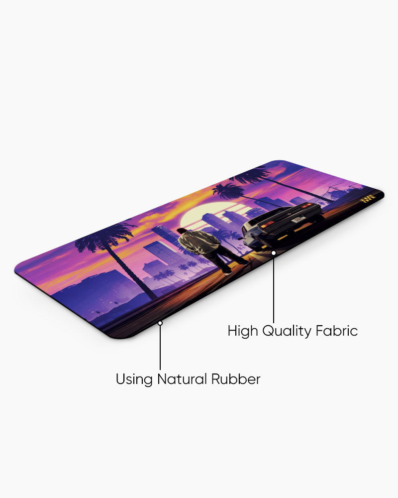 Urban Sunset Reverie Deskmat