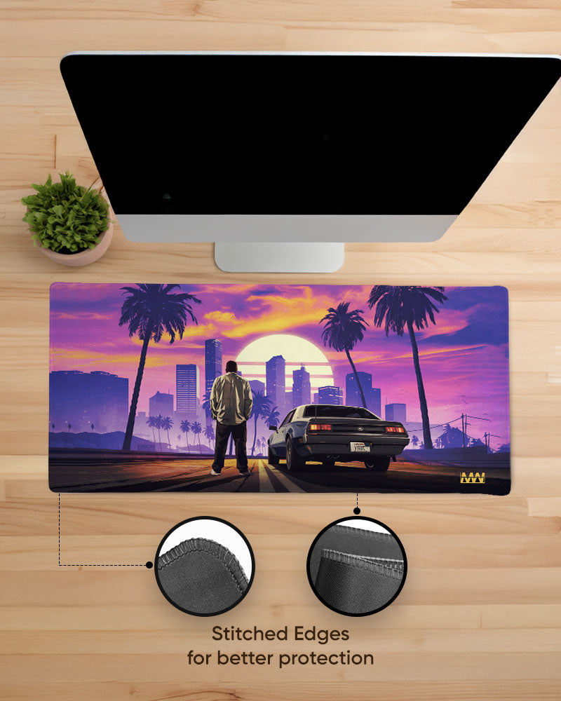 Urban Sunset Reverie Deskmat