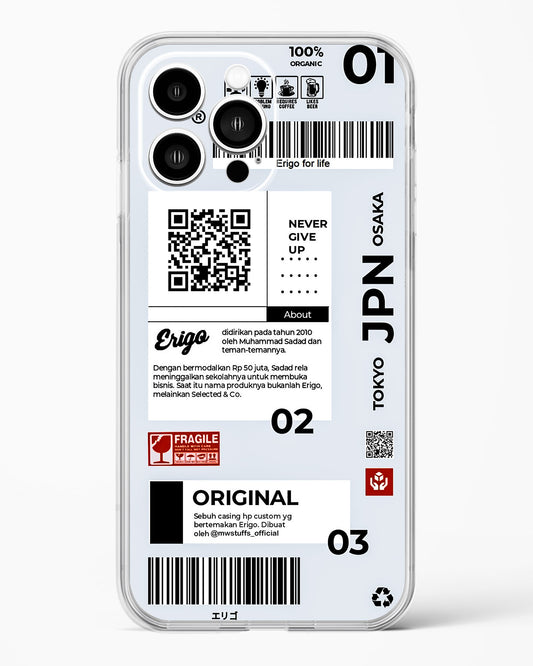 Urban Tags and Labels Clear Silicone Case