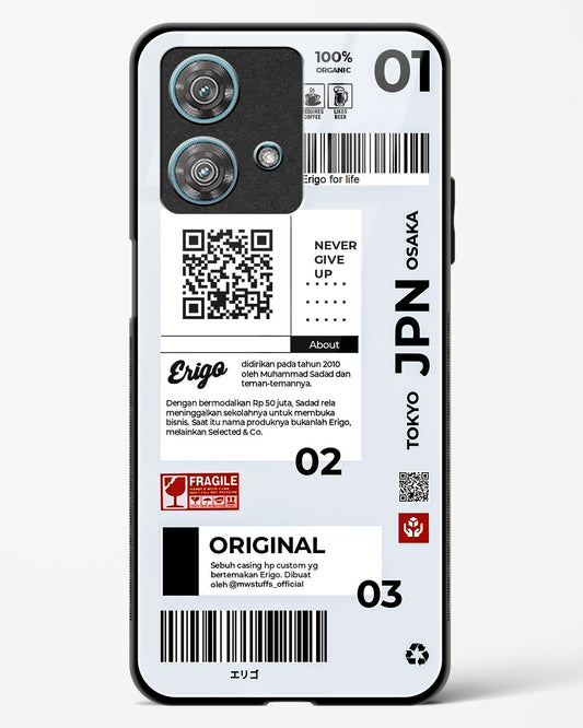 Urban Tags and Labels Glass Phone Case-Motorola Edge 40 Neo